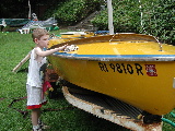 Patrick Helps with the Waxing of Yellow Fever